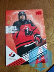 2021-22 Upper Deck Team Canada Juniors LOGAN STANKOVEN Prospectus Momentous 072/275